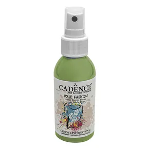 Cadence Your Fashion textilfesték, sárgászöld, 100 ml